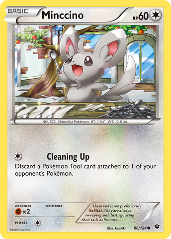 Minccino (86/124) [XY: Fates Collide] - The Mythic Store | 24h Order Processing