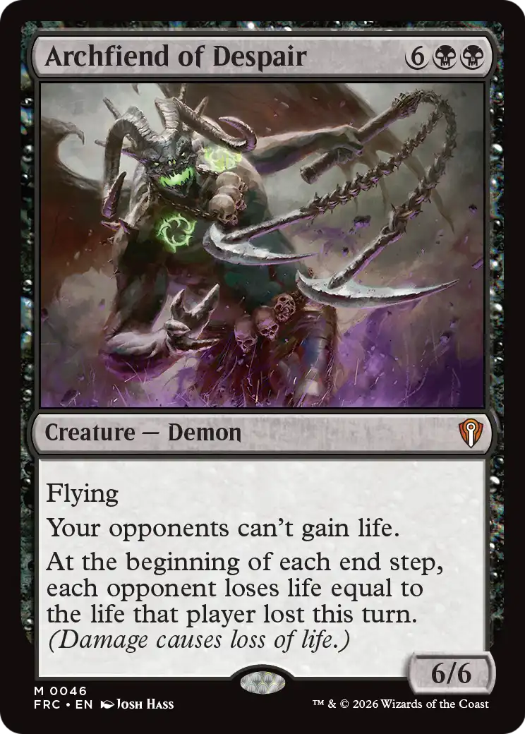 Archfiend of Despair [Reality Fracture Commander] - The Mythic Store | 24h Order Processing