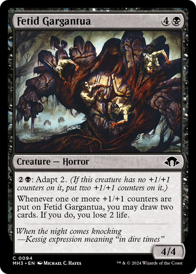 Fetid Gargantua [Modern Horizons 3] - The Mythic Store | 24h Order Processing