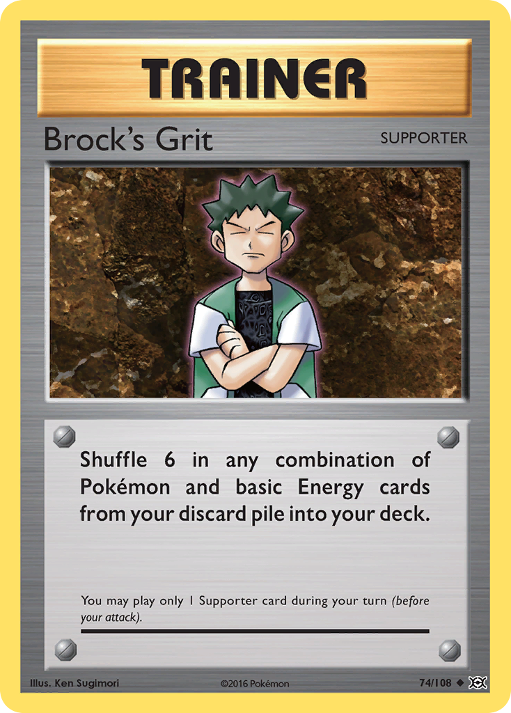 Brock's Grit (74/108) [XY: Evolutions] - The Mythic Store | 24h Order Processing