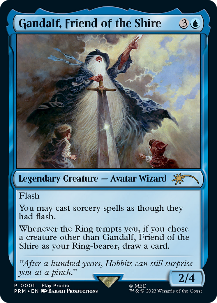 Gandalf, Friend of the Shire [Wizards Play Network 2023] - The Mythic Store | 24h Order Processing