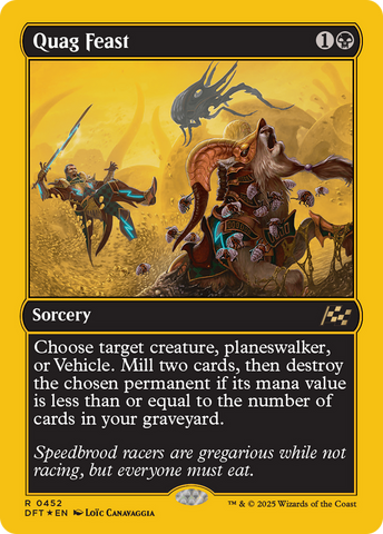 Quag Feast (First-Place Foil) [Aetherdrift] - The Mythic Store | 24h Order Processing