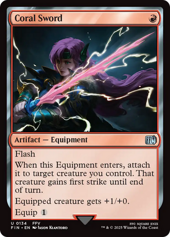 Coral Sword [FINAL FANTASY] - The Mythic Store | 24h Order Processing