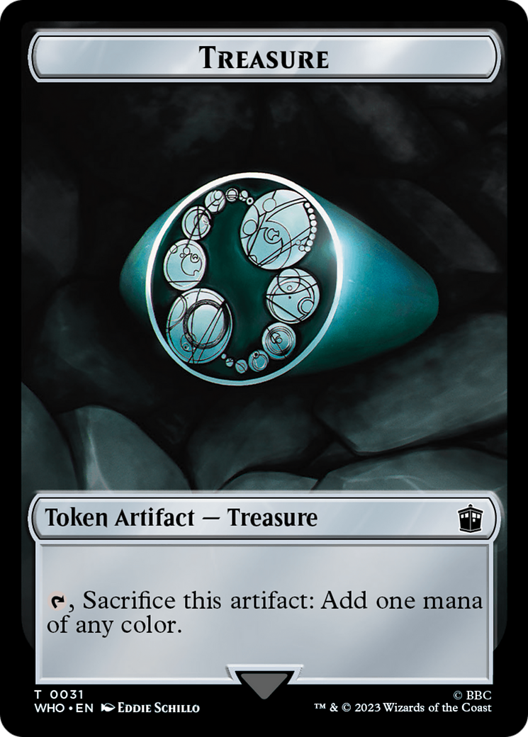 Copy // Treasure (0031) Double-Sided Token [Doctor Who Tokens] - The Mythic Store | 24h Order Processing