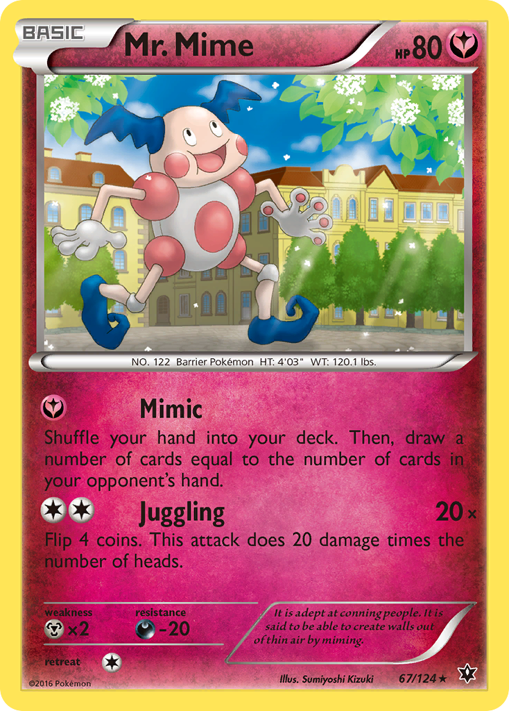 Mr. Mime (67/124) [XY: Fates Collide] - The Mythic Store | 24h Order Processing