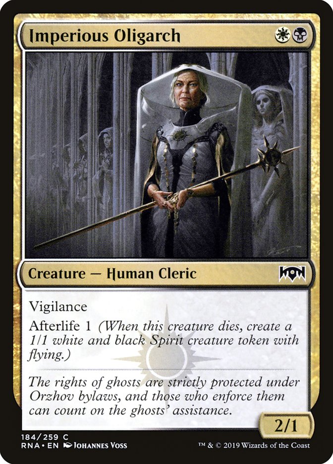 Imperious Oligarch [Ravnica Allegiance] - The Mythic Store | 24h Order Processing
