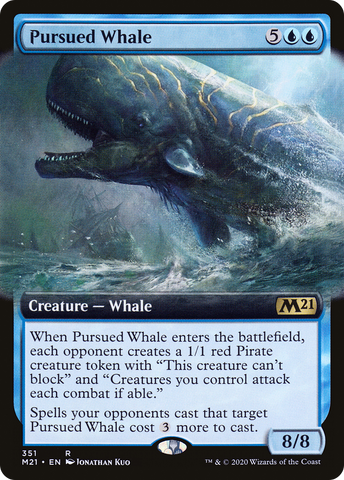 Pursued Whale (Extended Art) [Core Set 2021] - The Mythic Store | 24h Order Processing