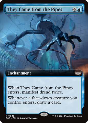 They Came from the Pipes (Extended Art) [Duskmourn: House of Horror Commander] - The Mythic Store | 24h Order Processing