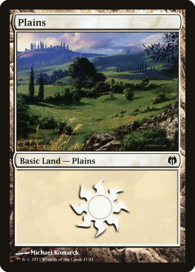 Plains (41) [Duel Decks: Heroes vs. Monsters] - The Mythic Store | 24h Order Processing