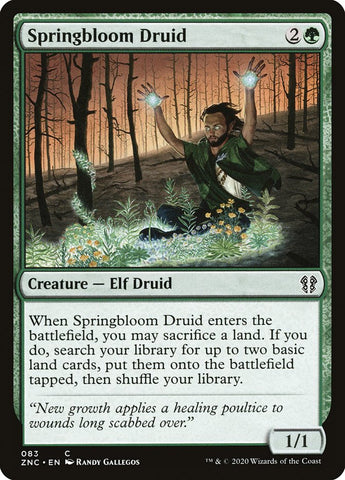 Springbloom Druid [Zendikar Rising Commander] - The Mythic Store | 24h Order Processing