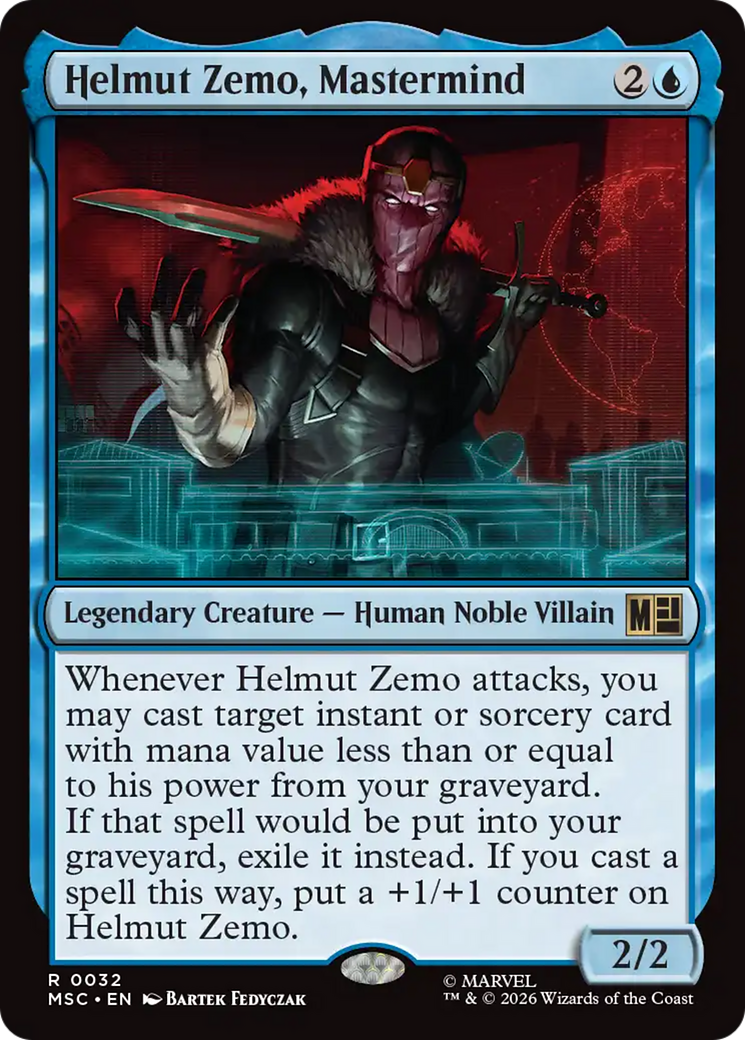 Helmut Zemo, Mastermind [Marvel Super Heroes Commander] - The Mythic Store | 24h Order Processing