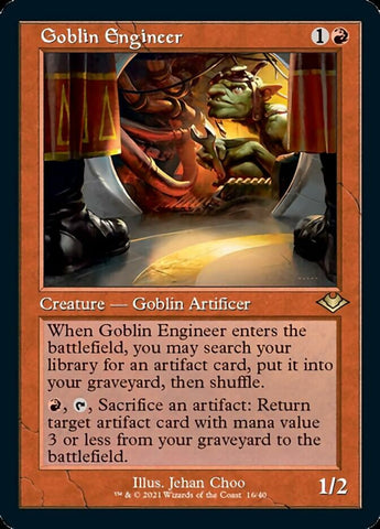 Goblin Engineer (Retro Foil Etched) [Modern Horizons] - The Mythic Store | 24h Order Processing
