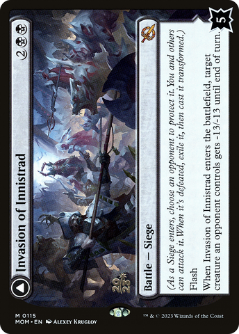 Invasion of Innistrad // Deluge of the Dead [March of the Machine Prerelease Promos] - The Mythic Store | 24h Order Processing