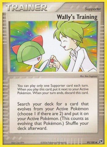 Wally's Training (89/100) [EX: Battle Stadium] - The Mythic Store | 24h Order Processing
