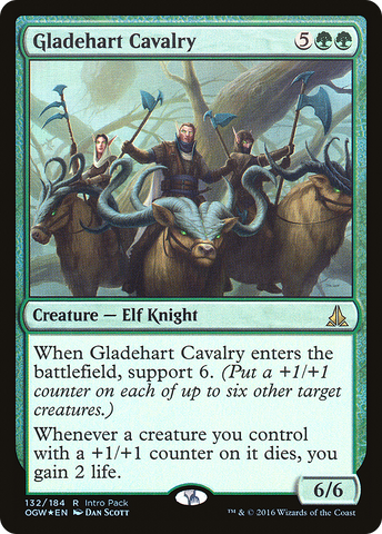 Gladehart Cavalry (Intro Pack) [Oath of the Gatewatch Promos] - The Mythic Store | 24h Order Processing