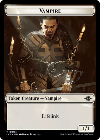 Vampire (0004) // Vampire Demon Double-Sided Token [The Lost Caverns of Ixalan Commander Tokens] - The Mythic Store | 24h Order Processing