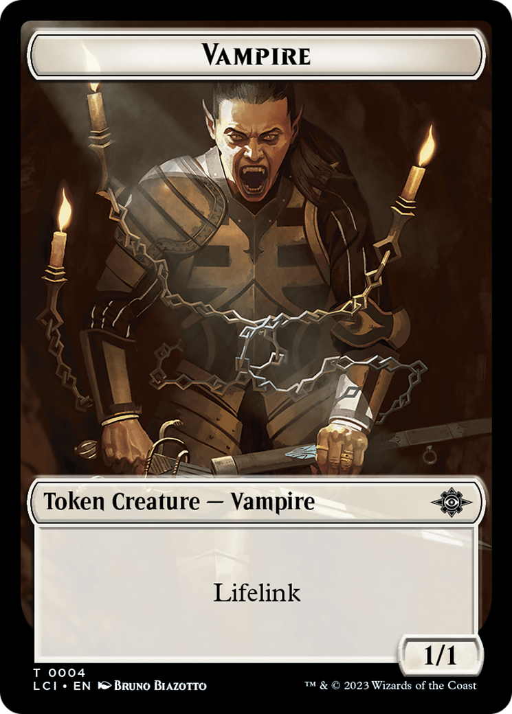 Blood // Vampire (0004) Double-Sided Token [The Lost Caverns of Ixalan Commander Tokens] - The Mythic Store | 24h Order Processing