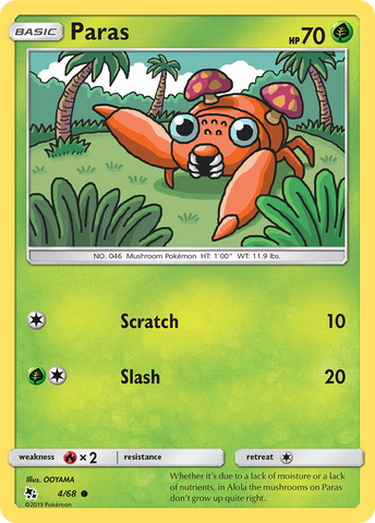 Paras (4/68) [Sun & Moon: Hidden Fates] - The Mythic Store | 24h Order Processing