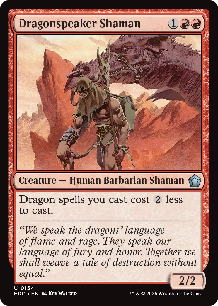 Dragonspeaker Shaman [Foundations Commander] - The Mythic Store | 24h Order Processing