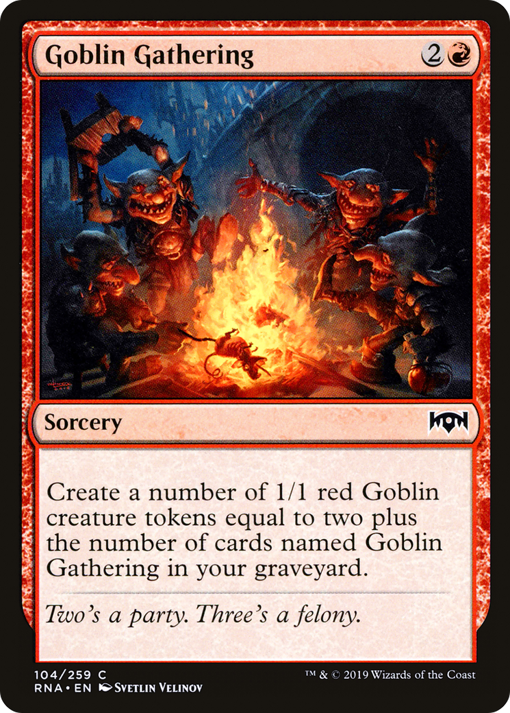 Goblin Gathering [Ravnica Allegiance] - The Mythic Store | 24h Order Processing