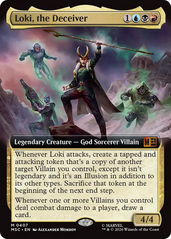 Loki, the Deceiver (Extended Art) [Marvel Super Heroes Commander] - The Mythic Store | 24h Order Processing