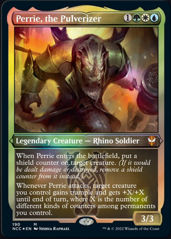 Perrie, the Pulverizer (Display Commander) [Streets of New Capenna Commander] - The Mythic Store | 24h Order Processing