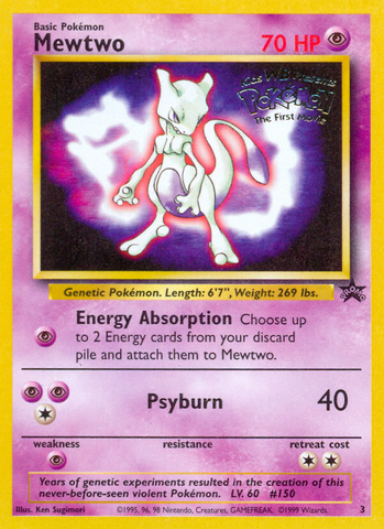 Mewtwo (3) [Wizards of the Coast: Black Star Promos] - The Mythic Store | 24h Order Processing