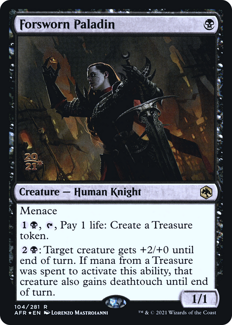 Forsworn Paladin [Dungeons & Dragons: Adventures in the Forgotten Realms Prerelease Promos] - The Mythic Store | 24h Order Processing