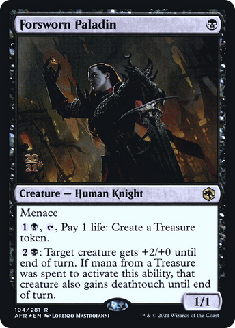 Forsworn Paladin [Dungeons & Dragons: Adventures in the Forgotten Realms Prerelease Promos] - The Mythic Store | 24h Order Processing