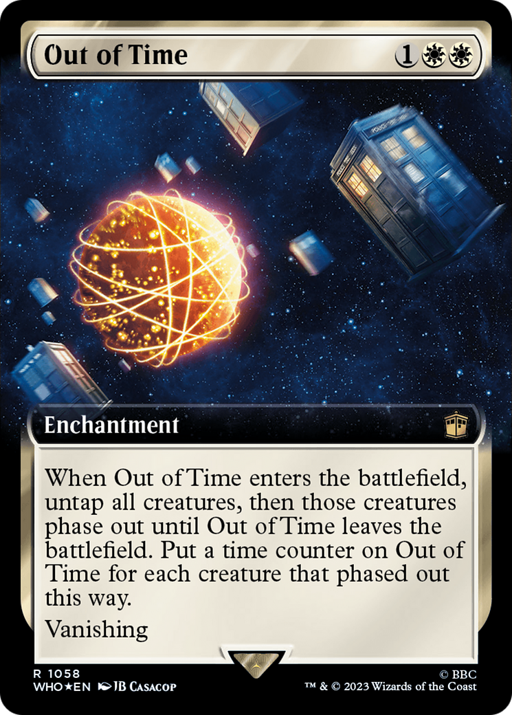 Out of Time (Extended Art) (Surge Foil) [Doctor Who] - The Mythic Store | 24h Order Processing