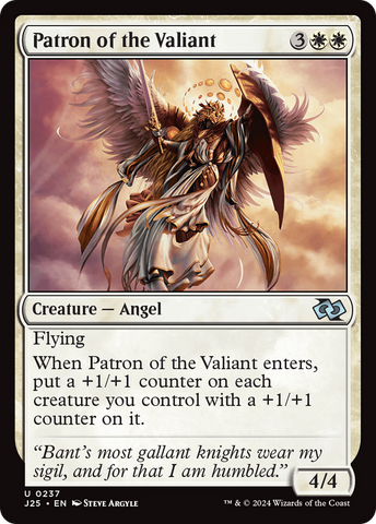 Patron of the Valiant [Foundations Jumpstart] - The Mythic Store | 24h Order Processing