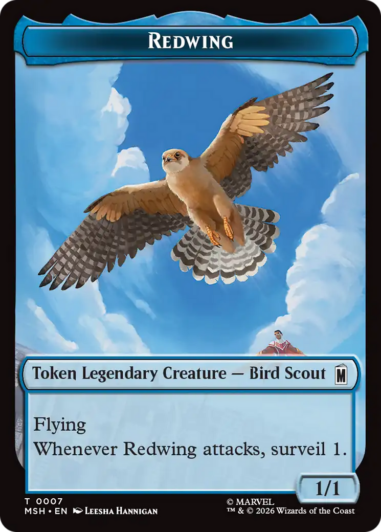 Redwing // Zabu Double-Sided Token [Marvel Super Heroes Tokens] - The Mythic Store | 24h Order Processing