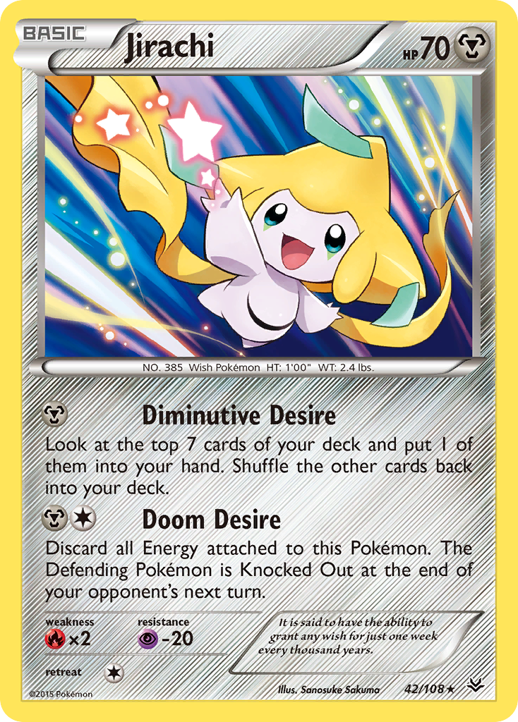 Jirachi (42/108) [XY: Roaring Skies] - The Mythic Store | 24h Order Processing
