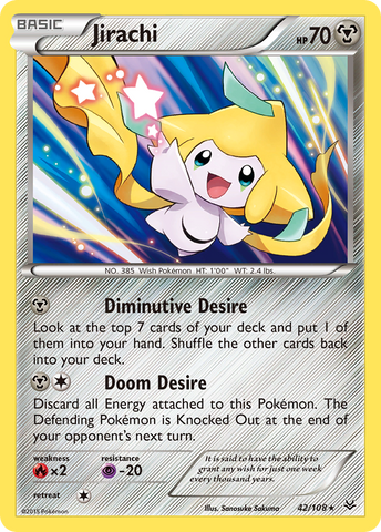 Jirachi (42/108) [XY: Roaring Skies] - The Mythic Store | 24h Order Processing