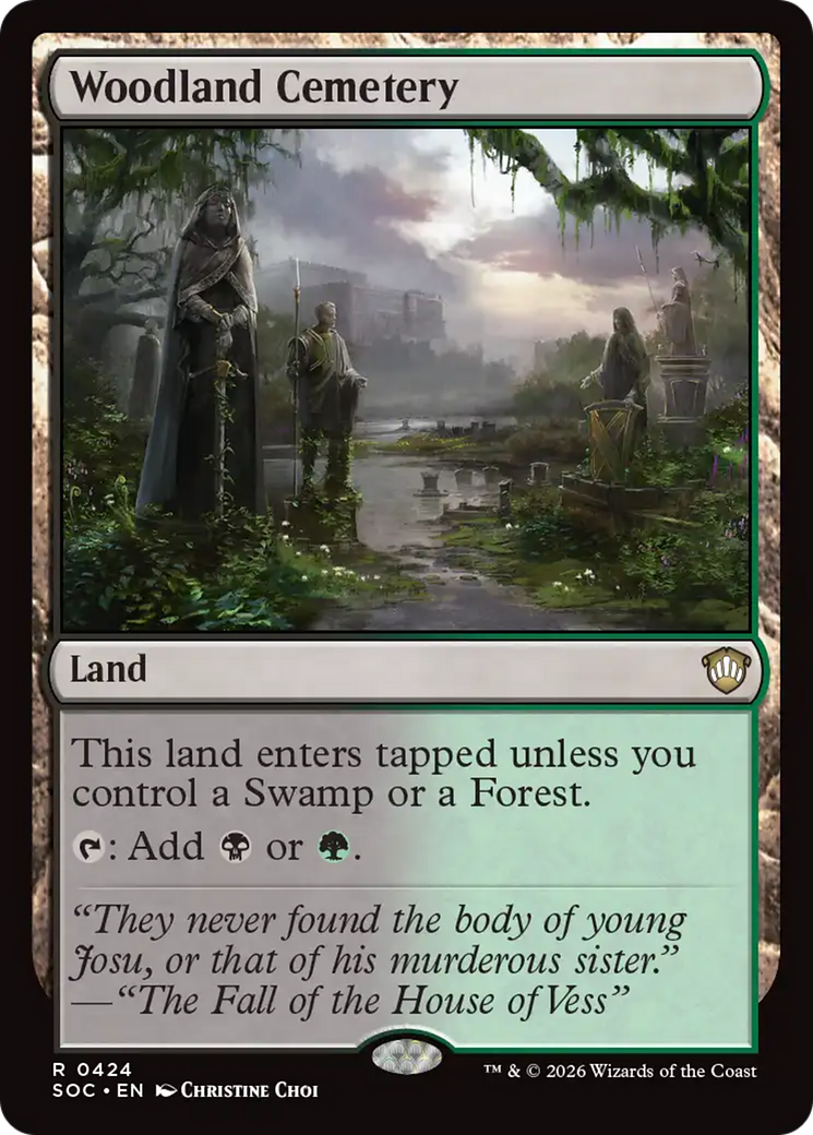 Woodland Cemetery [Secrets of Strixhaven Commander] - The Mythic Store | 24h Order Processing
