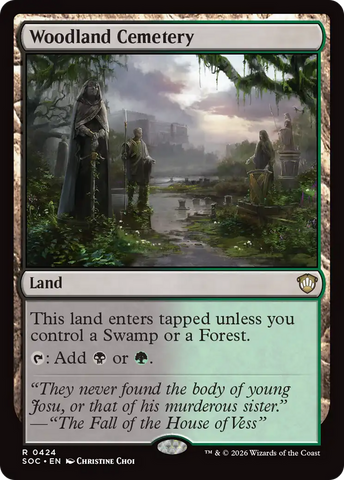 Woodland Cemetery [Secrets of Strixhaven Commander] - The Mythic Store | 24h Order Processing
