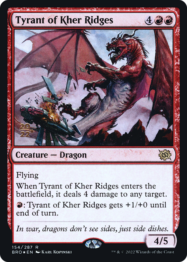 Tyrant of Kher Ridges [The Brothers' War Prerelease Promos] - The Mythic Store | 24h Order Processing