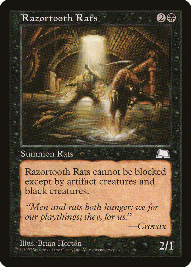 Razortooth Rats [Weatherlight] - The Mythic Store | 24h Order Processing