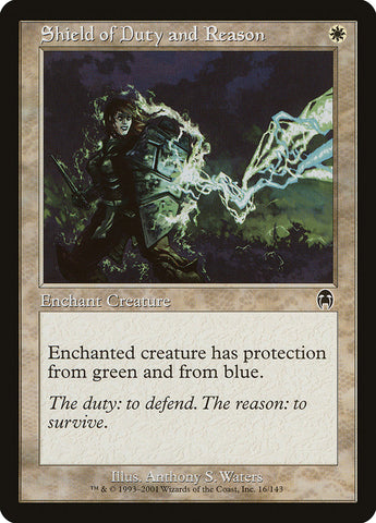Shield of Duty and Reason [Apocalypse] - The Mythic Store | 24h Order Processing