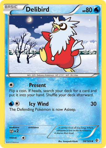 Delibird (38/149) [Black & White: Boundaries Crossed] - The Mythic Store | 24h Order Processing