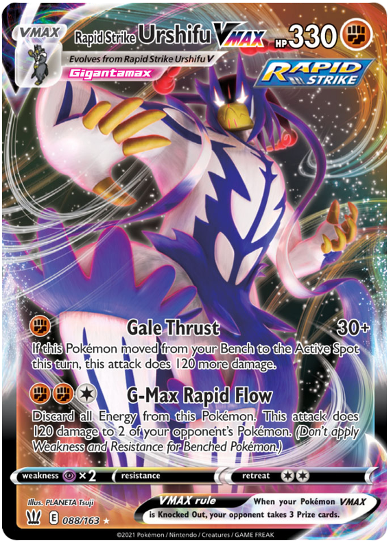 Rapid Strike Urshifu VMAX (088/163) (Jumbo Card) [Sword & Shield: Battle Styles] - The Mythic Store | 24h Order Processing