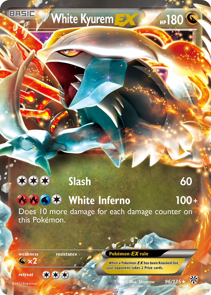 White Kyurem EX (96/135) [Black & White: Plasma Storm] - The Mythic Store | 24h Order Processing