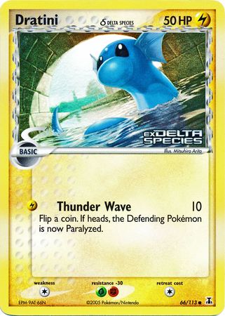 Dratini (66/113) (Delta Species) (Stamped) [EX: Delta Species] - The Mythic Store | 24h Order Processing