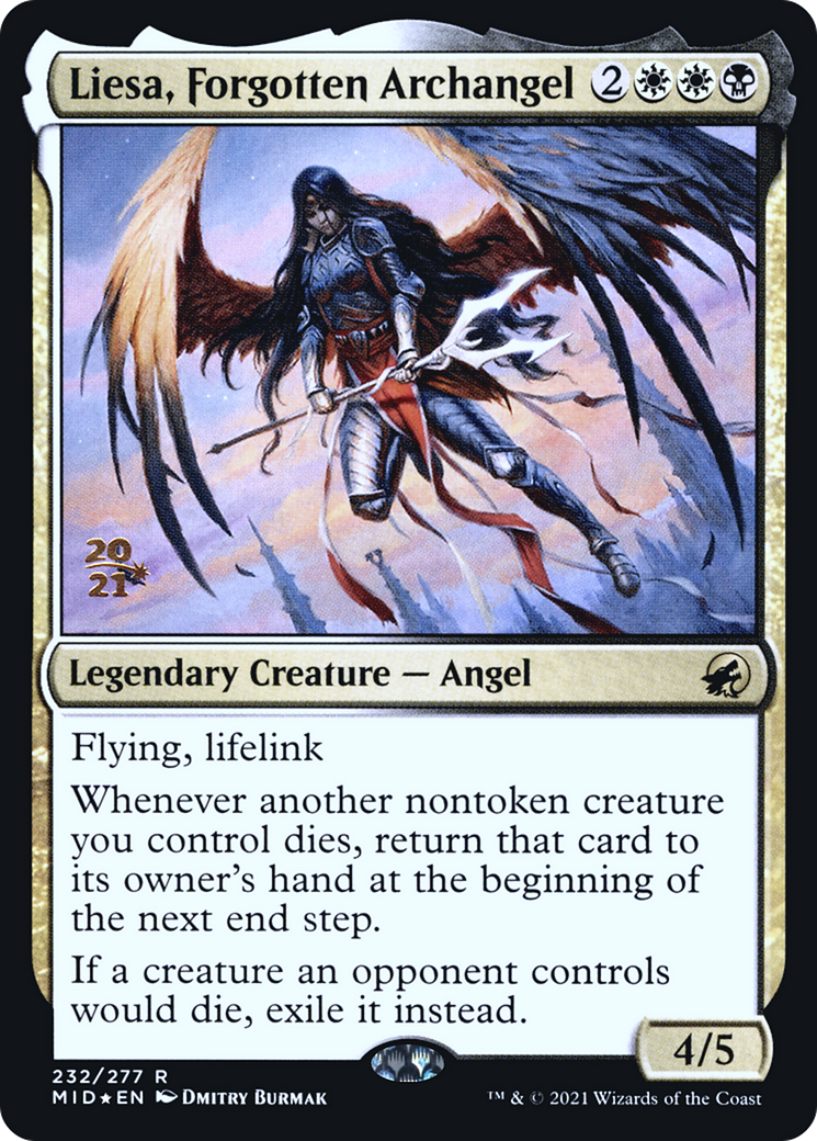 Liesa, Forgotten Archangel [Innistrad: Midnight Hunt Prerelease Promos] - The Mythic Store | 24h Order Processing