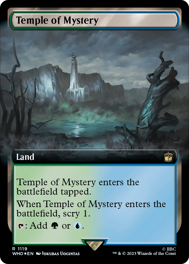 Temple of Mystery (Extended Art) (Surge Foil) [Doctor Who] - The Mythic Store | 24h Order Processing