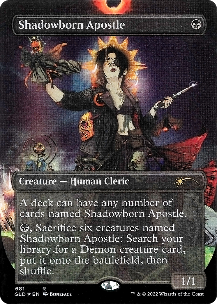 Shadowborn Apostle (681) (Borderless) [Secret Lair Drop Promos] - The Mythic Store | 24h Order Processing