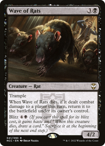 Wave of Rats [Streets of New Capenna Commander] - The Mythic Store | 24h Order Processing