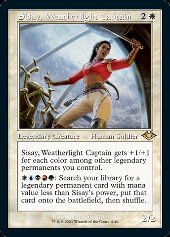 Sisay, Weatherlight Captain (Retro Foil Etched) [Modern Horizons] - The Mythic Store | 24h Order Processing