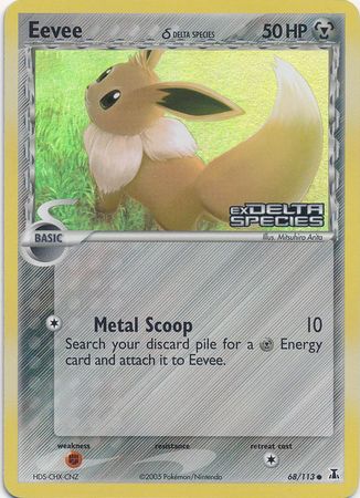 Eevee (68/113) (Delta Species) (Stamped) [EX: Delta Species] - The Mythic Store | 24h Order Processing