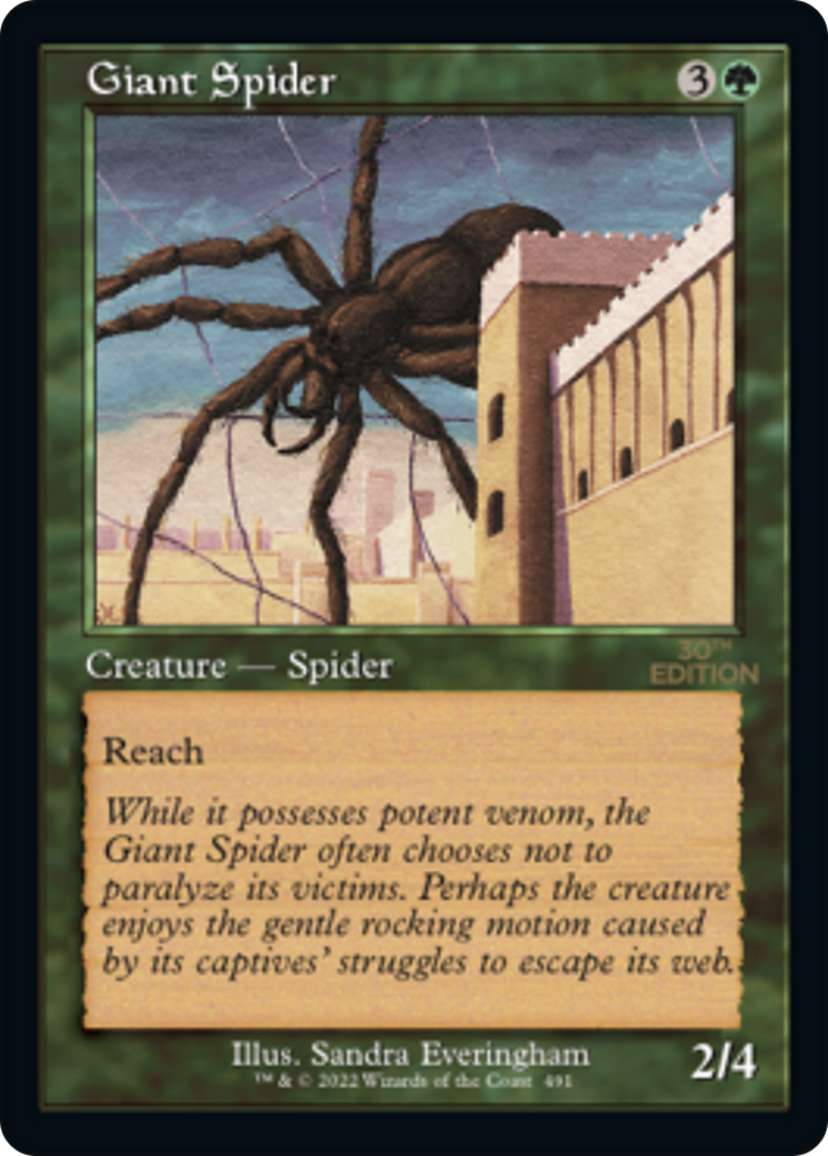 Giant Spider (Retro) [30th Anniversary Edition] - The Mythic Store | 24h Order Processing